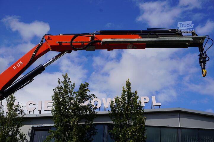 Dvostranski kiper z HDS dvigalom Renault K380 6x4 / FASSI F175 crane 7.85 t