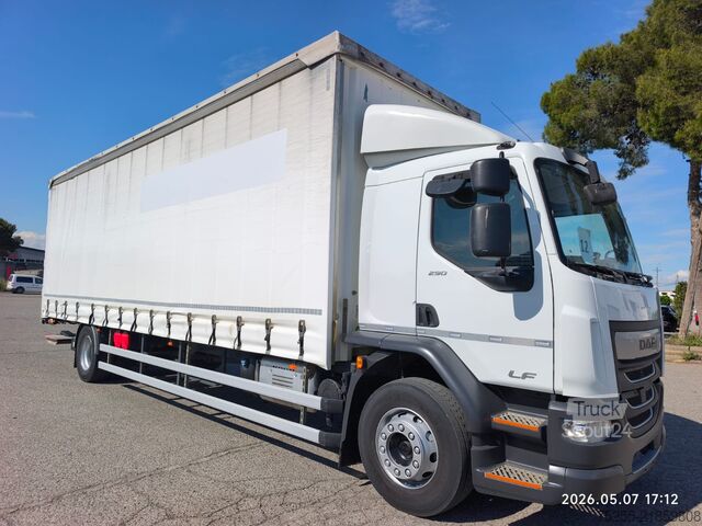 Autocarro con pianale e telone DAF 18.290 LF EURO 6