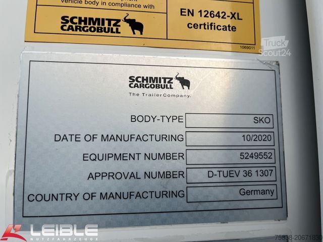 Semi-remorque frigorifique SCHMITZ CARGOBULL SKO 24/L*Bi-Temp*Trennwand*Blumen*Liftachse
