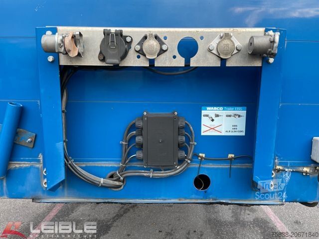 Dieplader oplegger MEUSBURGER MPS-3*Plateau*ausziehbar 4m*§70*3. Achse gelenkt