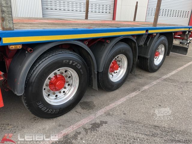 Dieplader oplegger MEUSBURGER MPS-3*Plateau*ausziehbar 4m*§70*3. Achse gelenkt