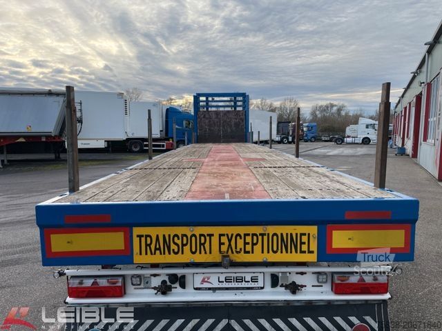 Dieplader oplegger MEUSBURGER MPS-3*Plateau*ausziehbar 4m*§70*3. Achse gelenkt