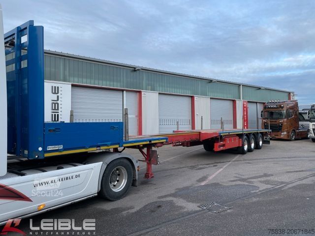 Oplegger MEUSBURGER MPS-3*Plateau*ausziehbar 4m*§70*3. Achse gelenkt