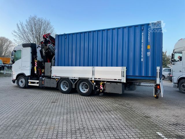 Vrachtauto met open laadbak VOLVO FH500 6x4 Fassi F545RA 2.27 mit Jib und Winde
