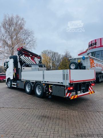 Vrachtauto met open laadbak VOLVO FH500 6x4 Fassi F545RA 2.27 mit Jib und Winde