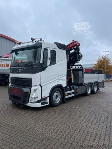 Vrachtauto met open laadbak VOLVO FH500 6x4 Fassi F545RA 2.27 mit Jib und Winde
