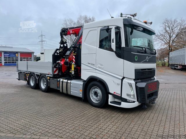 Φορτηγό ειδικού σκοπού VOLVO FH500 6x4 Fassi F545RA 2.27 mit Jib und Winde