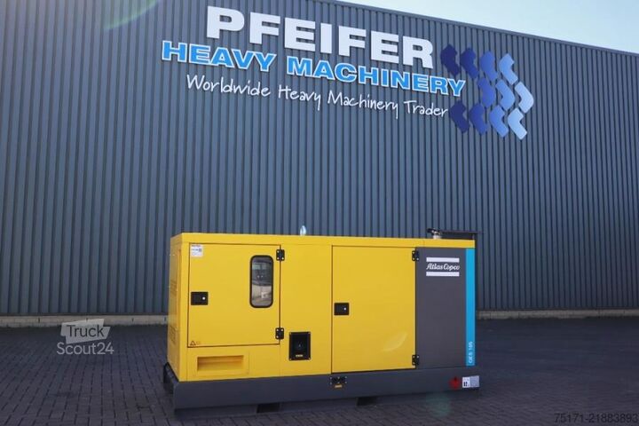 Agrega Atlas Copco QES 105 JD S3A ESF Valid inspection, *Guarantee! D