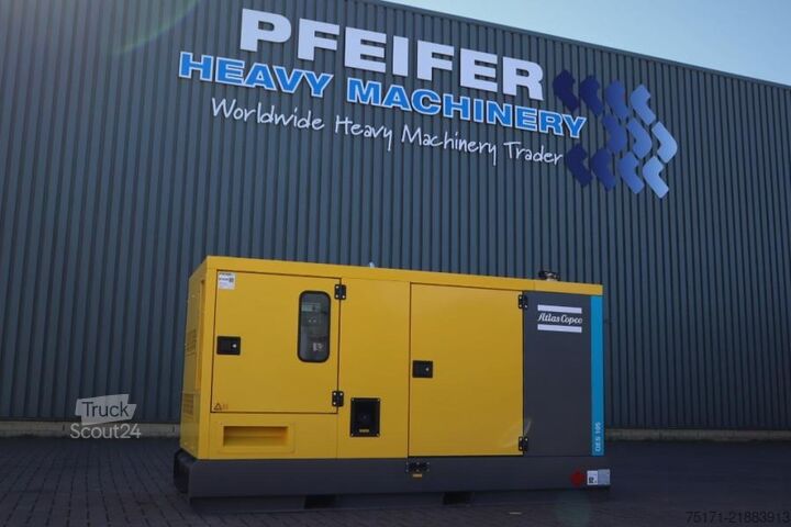 Agrega Atlas Copco QES 105 JD S3A ESF Valid inspection, *Guarantee! D