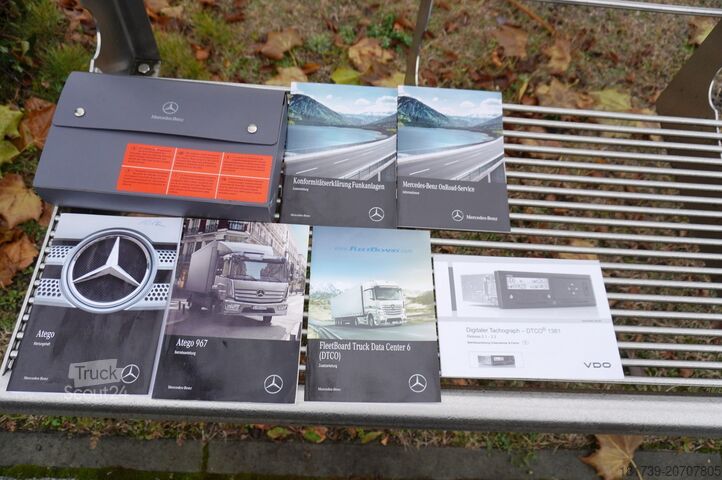 Вантажівка транспортного засобу з краном Mercedes-Benz Atego 818 / New Galvanized