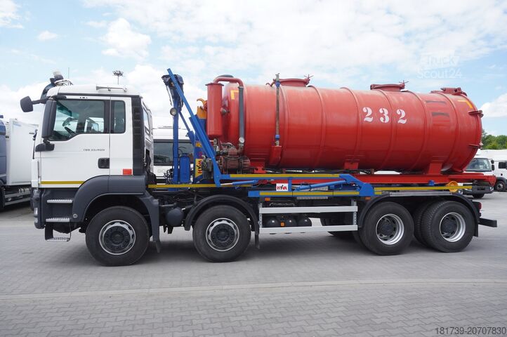 Vidanjör MAN TGS 35.400 8x4 E5 / HYVA HOOK LIFT 32.56