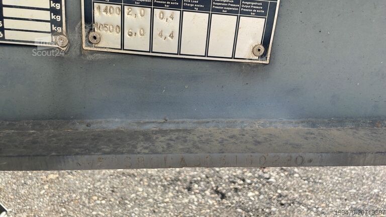 Kippauflieger Louault VF9 Steel Trailer