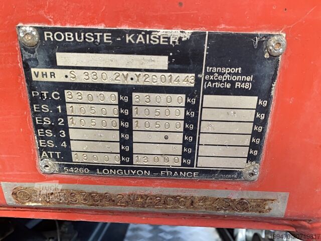 Tipper Semi-trailer ROBUSTE KAISER S3302V