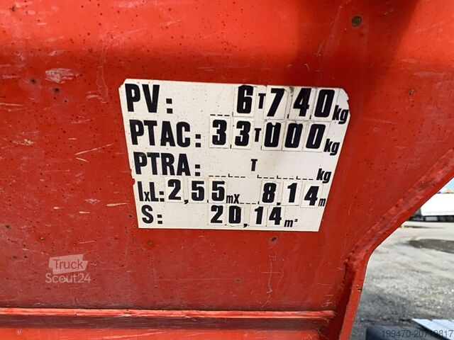 Kippauflieger ROBUSTE KAISER S3302V Steel Trailer