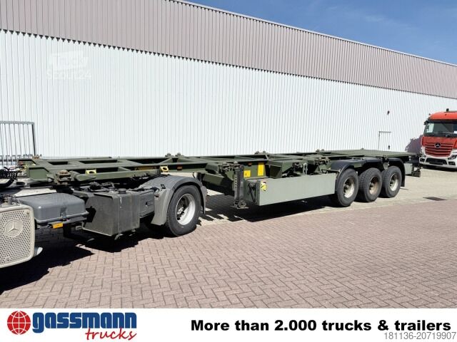Auflieger-Wechselfahrgestell Doll U-74.0 3-Achs Containerchassis, 2x20/20/30/40ft,