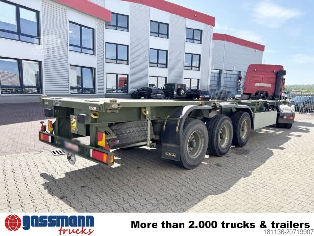 Auflieger-Wechselfahrgestell Doll U-74.0 3-Achs Containerchassis, 2x20/20/30/40ft,