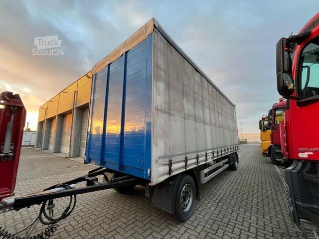 Open aanhangwagen met zeil Pritschenanhänger DS 18 Planenanhänger