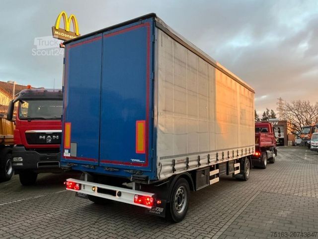 Open aanhangwagen met zeil  Pritschenanhänger DS 18 Planenanhänger