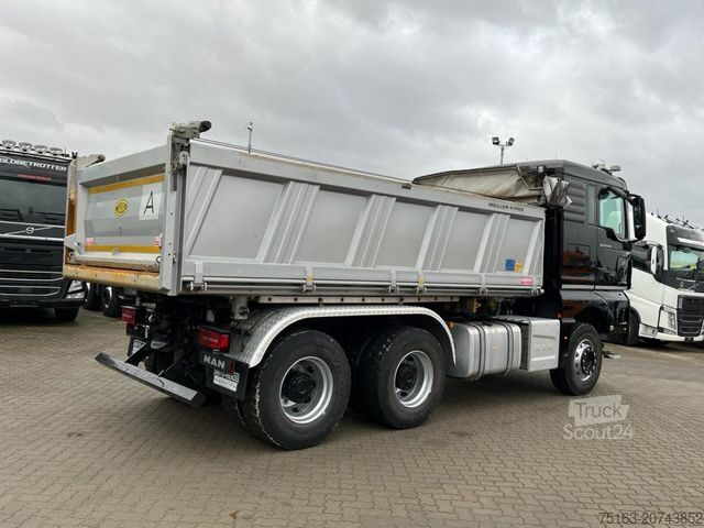 Трьохсторонній самоскид MAN TG-X 26.430 6x4 3-Achs Kipper Bordmatik nur 73 t