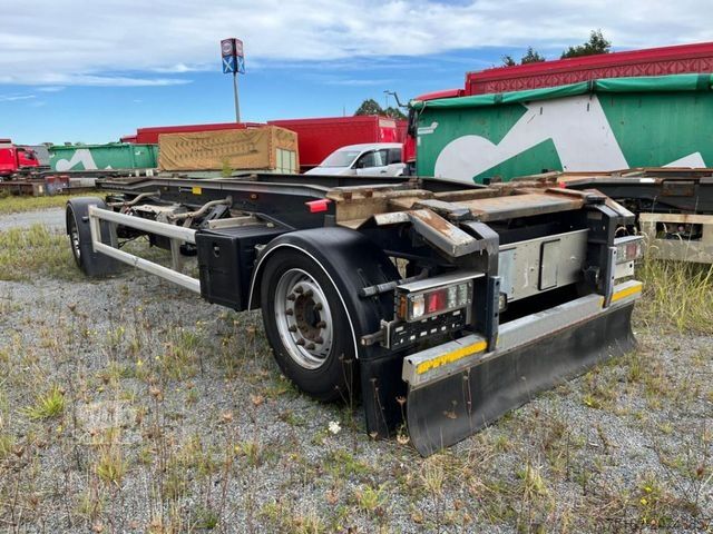 Kroghejsevogn HÜFFERMANN 2-achs Abrollanhänger HSA 18.70 Containeranhänge