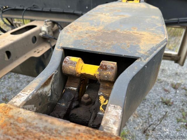 Kroghejsevogn HÜFFERMANN 2-achs Abrollanhänger HSA 18.70 Containeranhänge