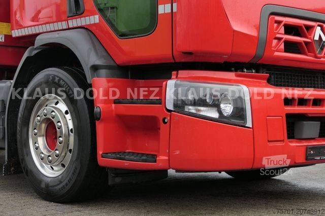 Tenteli düz yataklı kamyon RENAULT DWide 18.320 Pritsche Plane Vollluft XL-Tank LBW
