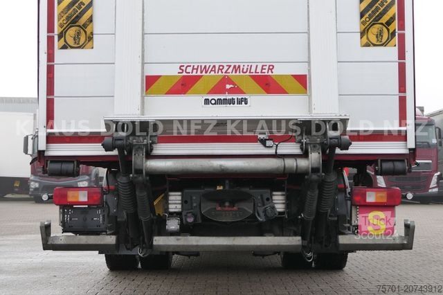 Tenteli düz yataklı kamyon RENAULT DWide 18.320 Pritsche Plane Vollluft XL-Tank LBW