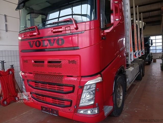 Autocamion pentru transport bușteni VOLVO FH500 6x4R Globe RETARDER EPSILON M13Z FullOptio