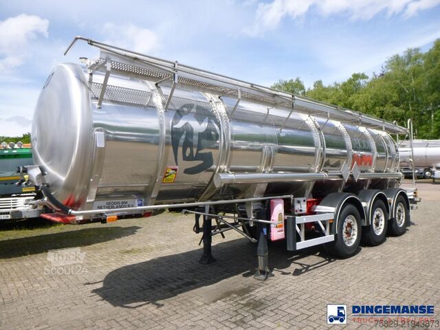 Säiliö Burg Chemical tank inox L4BH 22.5 m3 / 1 comp