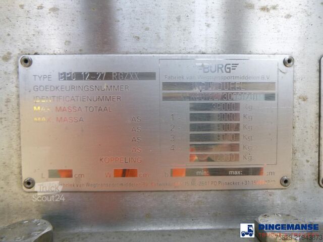 Nádrž Burg Chemical tank inox L4BH 22.5 m3 / 1 comp