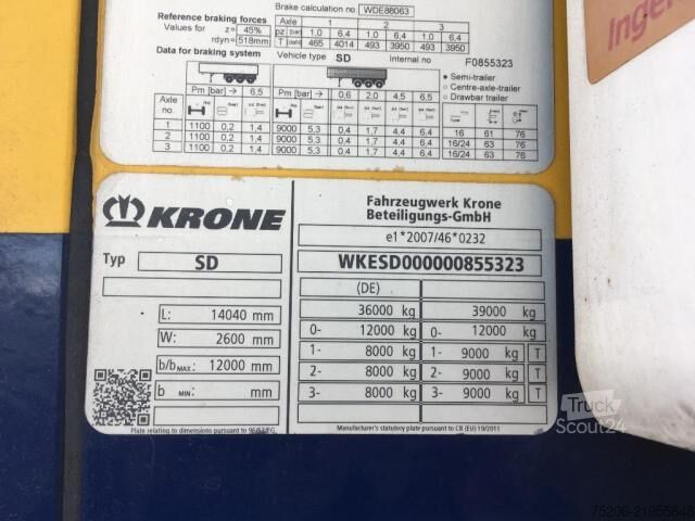 Рефрижераторний напівпричіп Krone Cool Liner Duoplex Steel Standard