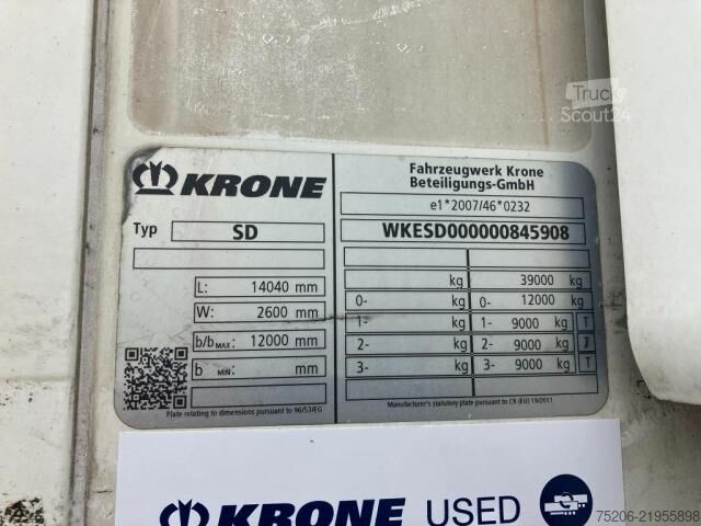 Рефрижераторний напівпричіп Krone Cool Liner Duoplex Steel Standard