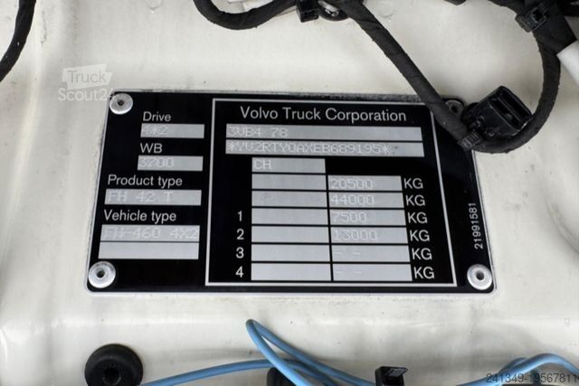 Tracteur routier standard VOLVO FH-460 4x2