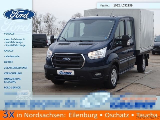 Perdeli panelvan FORD Transit Doka Pritsche 350 L2 Trend 130PS 4x4 AHK
