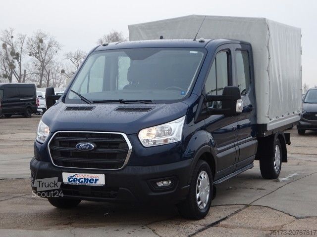 Aizkaru sānu furgons FORD Transit Doka Pritsche 350 L2 Trend 130PS 4x4 AHK