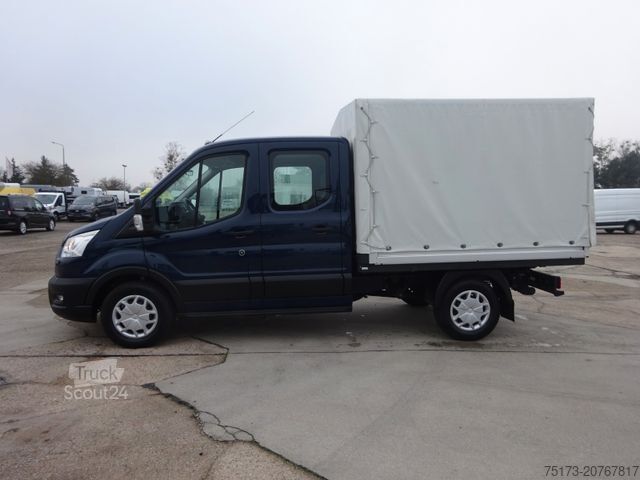 Aizkaru sānu furgons FORD Transit Doka Pritsche 350 L2 Trend 130PS 4x4 AHK