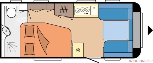 Caravan HOBBY Excellent 495 WFB 1800 kg Auflastung