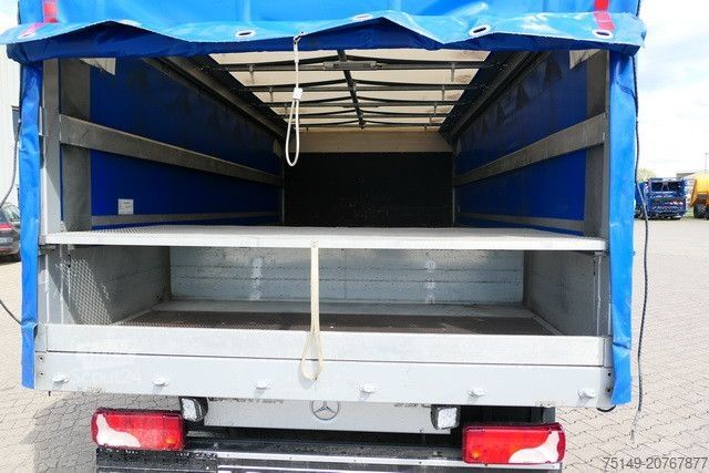 Furgão cortina de lona MERCEDES-BENZ 519 CDI Sprinter 6x2, 3-Achser, Schiebeplane