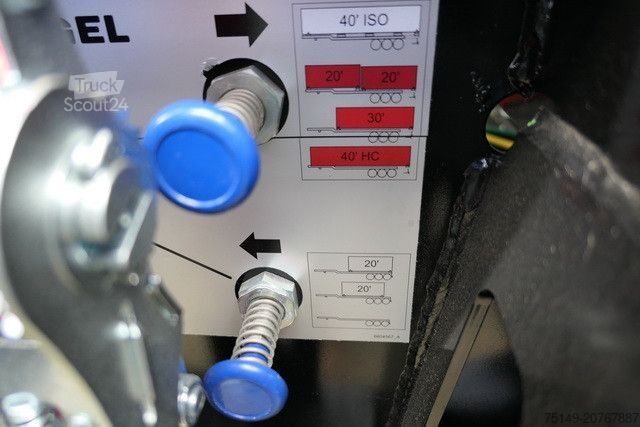 Semi-remorque à carrosserie interchangeable KÖGEL S24-2, ADR, 2x Lift, 20/30/40 Fuß Container, SAF