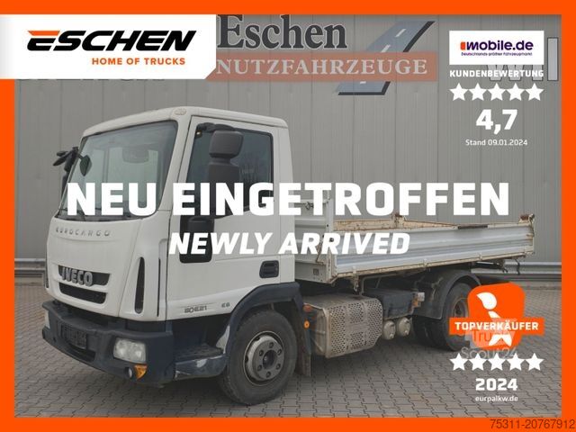 Furgão basculante IVECO 80 E 21 | Eurocargo*MEILLER*3x Sitze*AHK*Klima