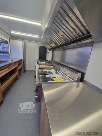 Camionnette de vente, food truck, snack truck Iveco Food Truck, Imbisswagen, Küche ist Neu