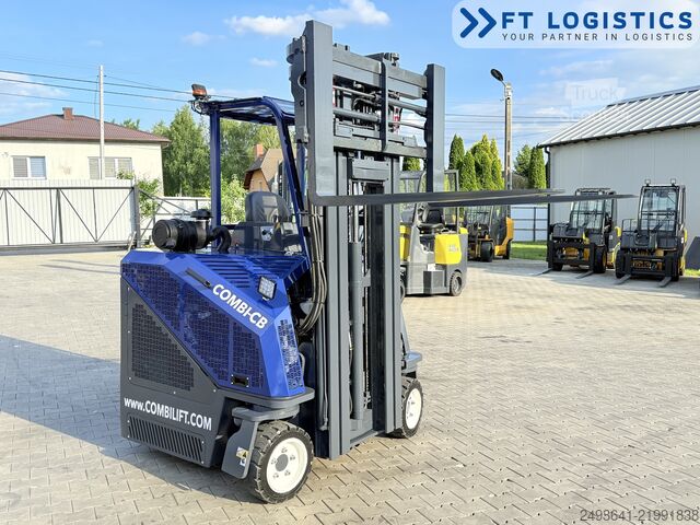 Carrello elevatore a 4 direzioni Combilift CB3000 GAS TRIPLEX 5500 POSITIONER