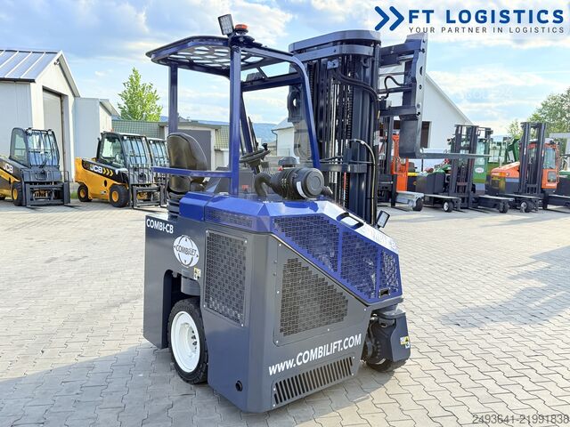 Carrello elevatore a 4 direzioni Combilift CB3000 GAS TRIPLEX 5500 POSITIONER