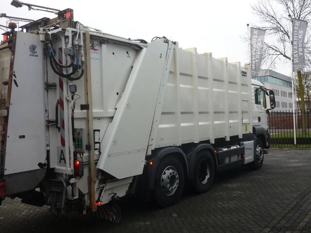 Atkritumu savākšanas transportlīdzeklis MAN TGS 26.320 6x2-4 euro 6 Garbage box Zoeller Med...