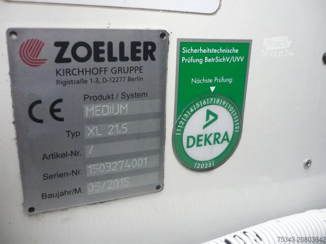 Atkritumu savākšanas transportlīdzeklis MAN TGS 26.320 6x2-4 euro 6 Garbage box Zoeller Med...