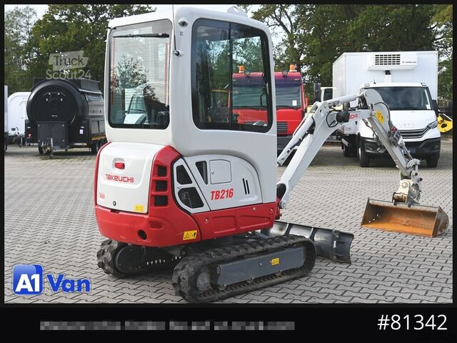 Customized van TAKEUCHI Takeuchi TB216 V2 Minibagger, Schnellwechsler