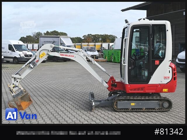 Customized van TAKEUCHI Takeuchi TB216 V2 Minibagger, Schnellwechsler