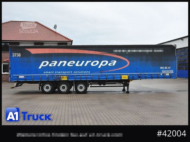 Open semitrailer with tarp SCHMITZ SD Tautliner, Code XL, Coil,  Bahn, verzinkt