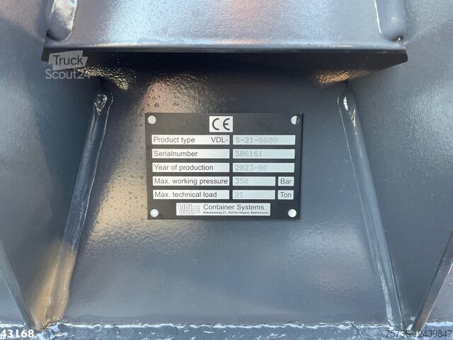 Sistema de braço de gancho Volvo FM 430 VDL 21 Ton haakarmsysteem