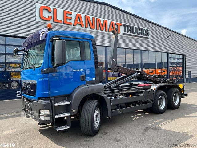 Hook arm system MAN TGS 26.400 6x4 Manual Full Steel Just 327.817 km!